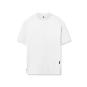 0918. AeroSilver? Fitted Tee - White Affordable Fashion Collared