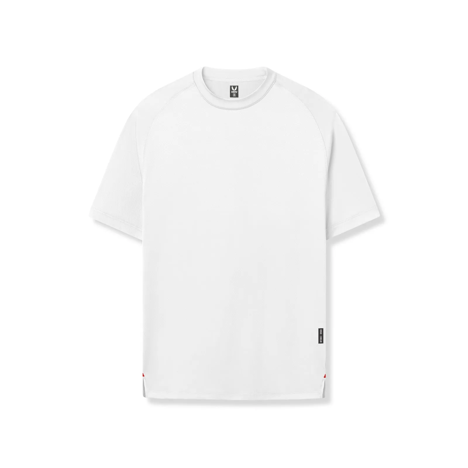 0918. AeroSilver? Fitted Tee - White Affordable Fashion Collared