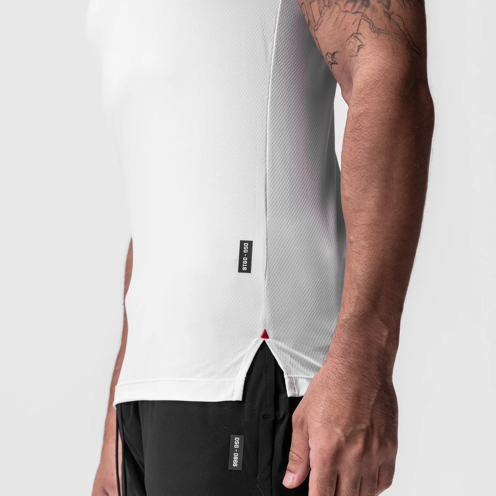 Job Interview 0918. AeroSilver? Fitted Tee - White