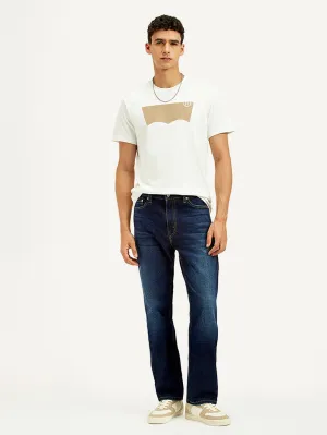 Minimalist Styling Travel Essential Men's 513 Indigo Slim Straight Fit Mid Rise Jeans