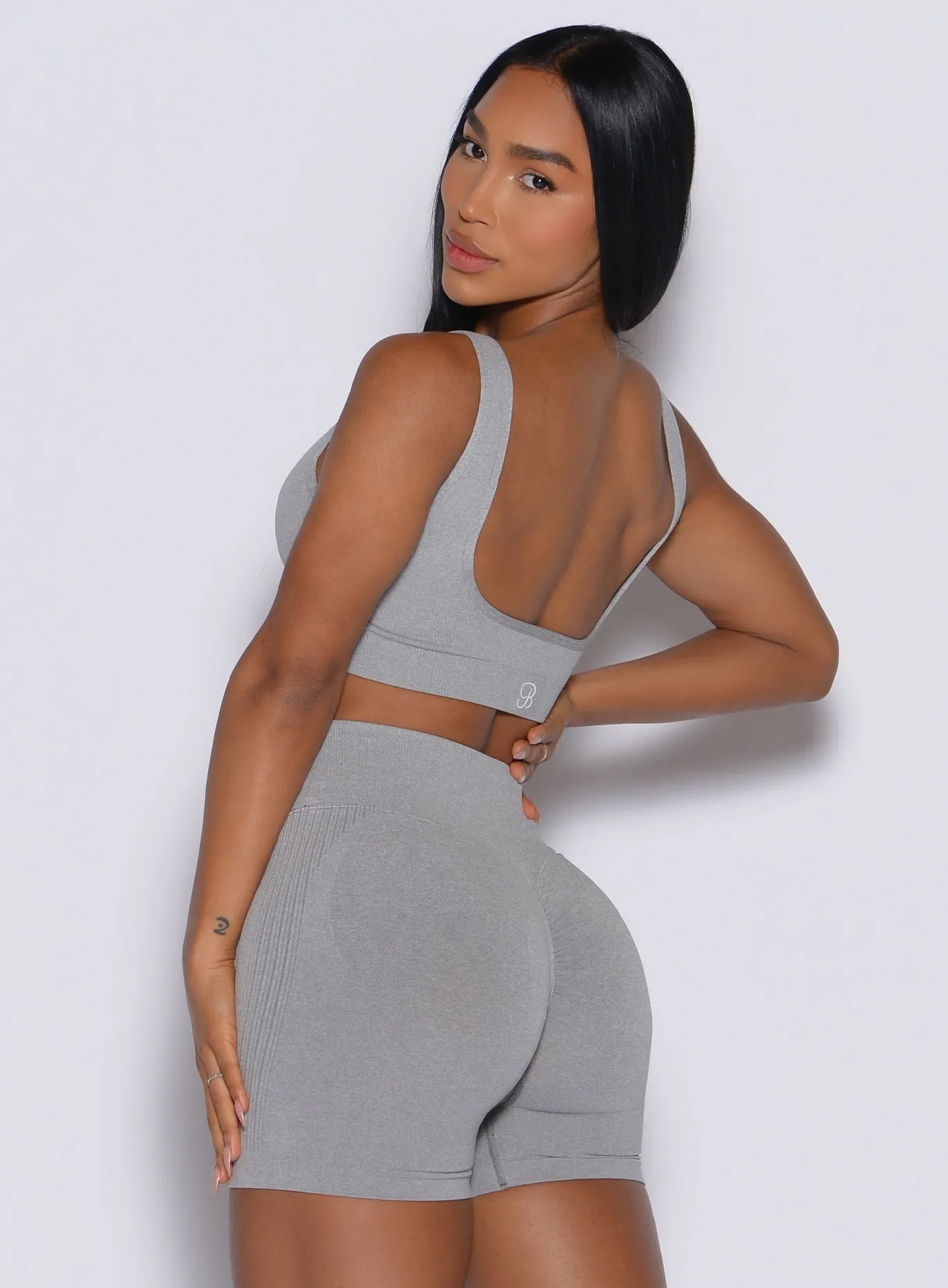 Seamless Scoop Bra Stylish Laser Cut Edges