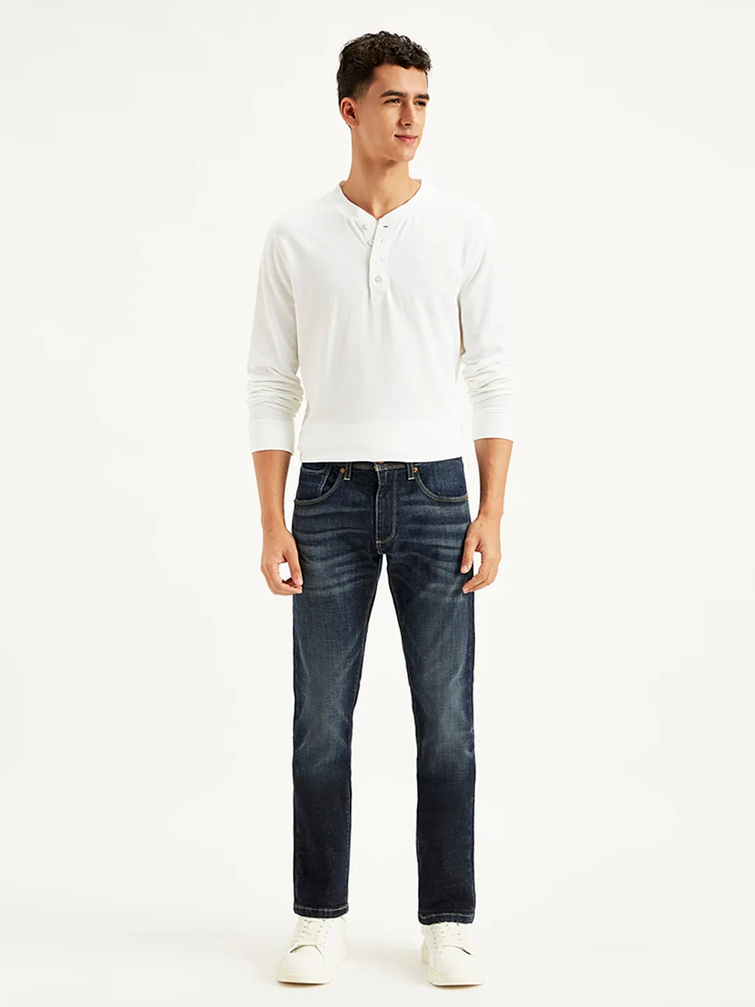 Traveler Gear Slim Fit Routine Men's 65504 Navy Blue Skinny Fit Mid Rise Jeans