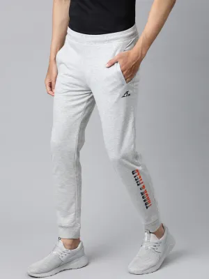 NoBuckleDesign Boho chic Alcis Men Grey Melange Solid Joggers