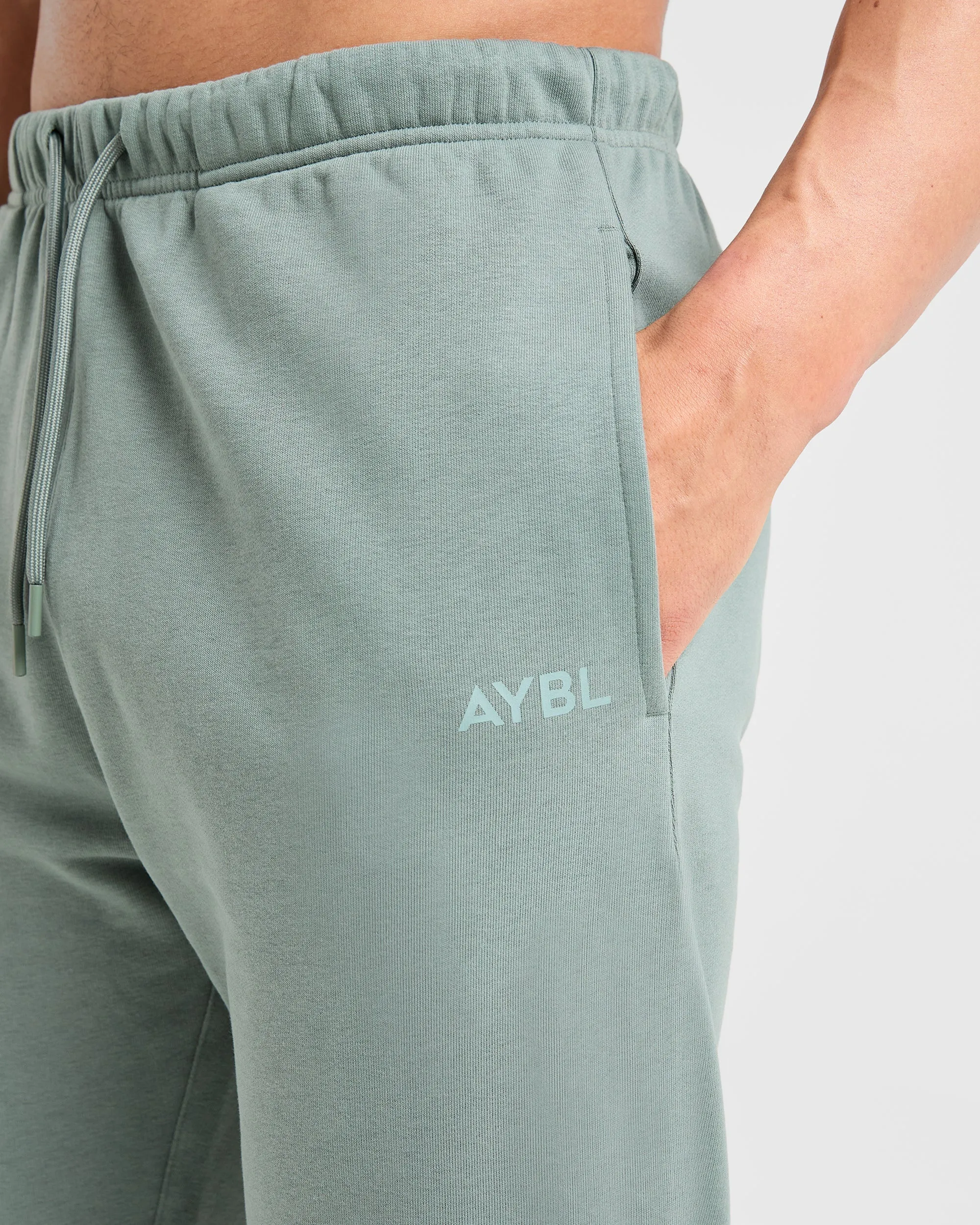 Craft Oversized Straight Leg Joggers - Vintage Sage Anti Friction Lining Durable Weave