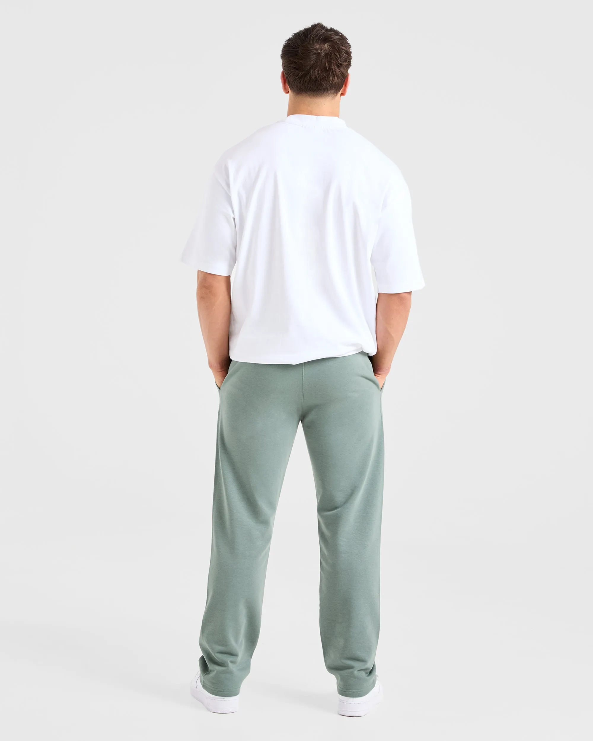 Craft Oversized Straight Leg Joggers - Vintage Sage FlexibleMobility Stylish Fit