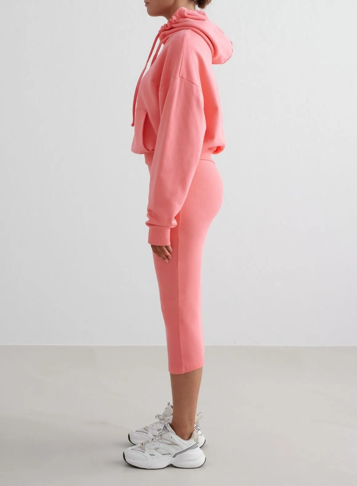 restaurant dining Shrew like Hibiscus Varsity Chunky Terry Hood