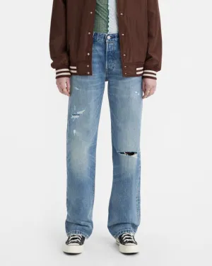 Formal Classic Wear Loose Levi's? Womens 501 90's Relaxed Straight Fit Jeans - Twisted Sister Selvedge