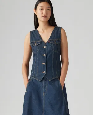 Levi's? Womens Loose Vest - Square Circle All weather Breathable Lining