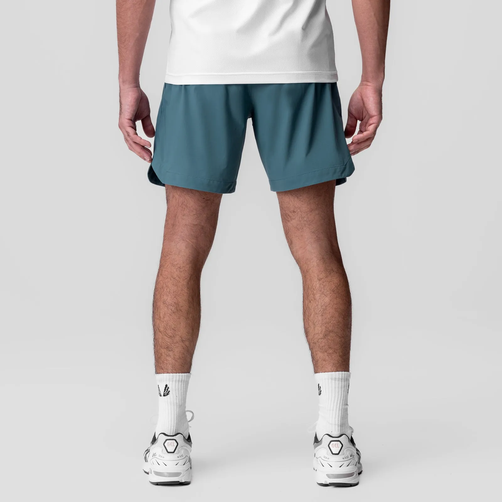 0823. Tetra-Lite? 7" Linerless Short - Storm "Wings" Mood Wear