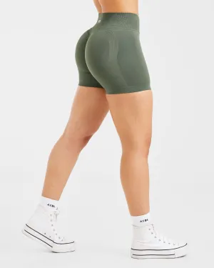 Good for Rock Climbing Adapt Seamless Shorts - Green hypoallergenic