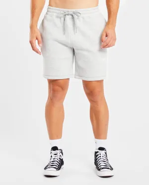 Essential 7" Shorts - Grey Marl Compression Fit Sweat Wicking Lining