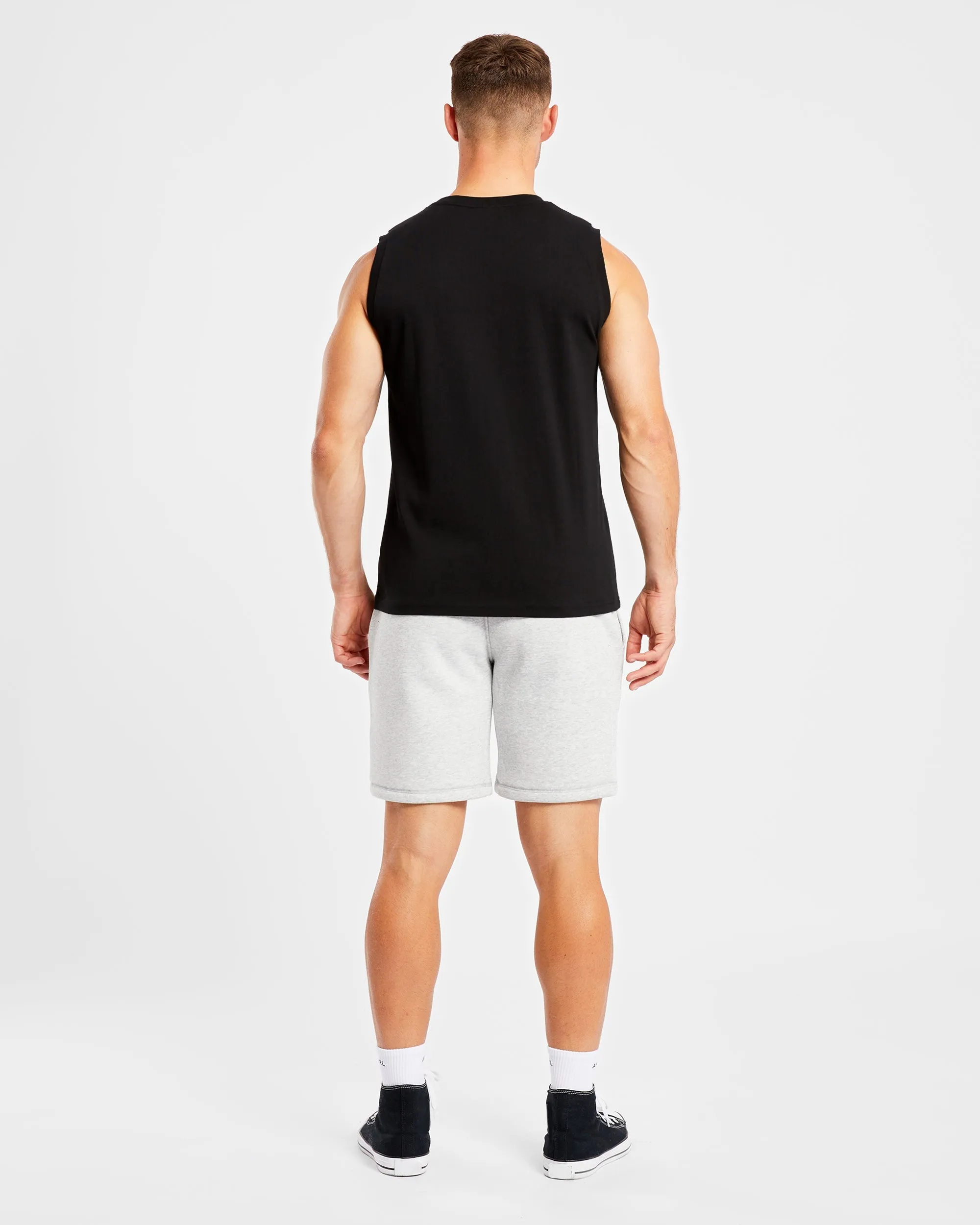 Essential 7" Shorts - Grey Marl Solid Color
