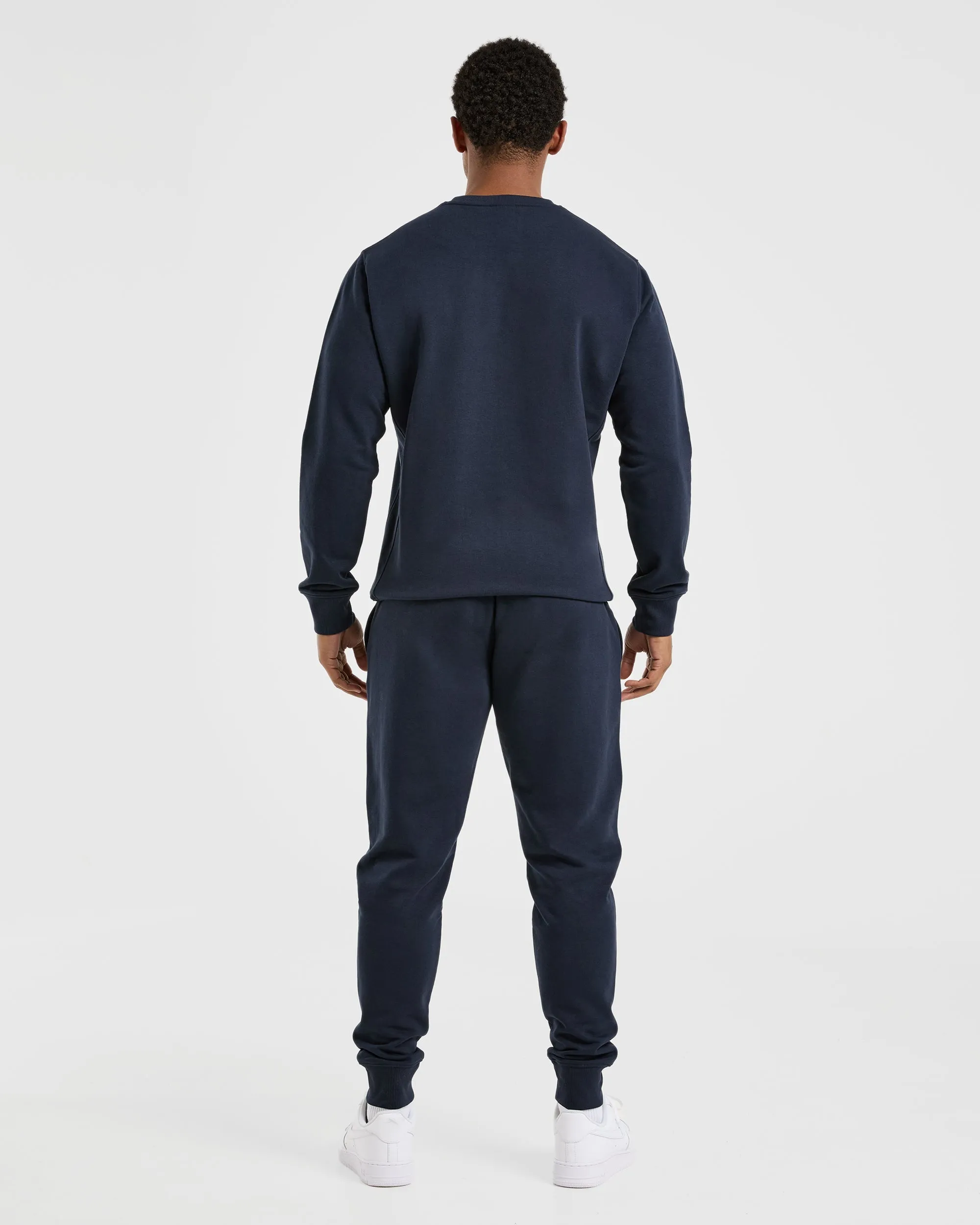 Essential Lightweight Sweater - Navy Floral Print