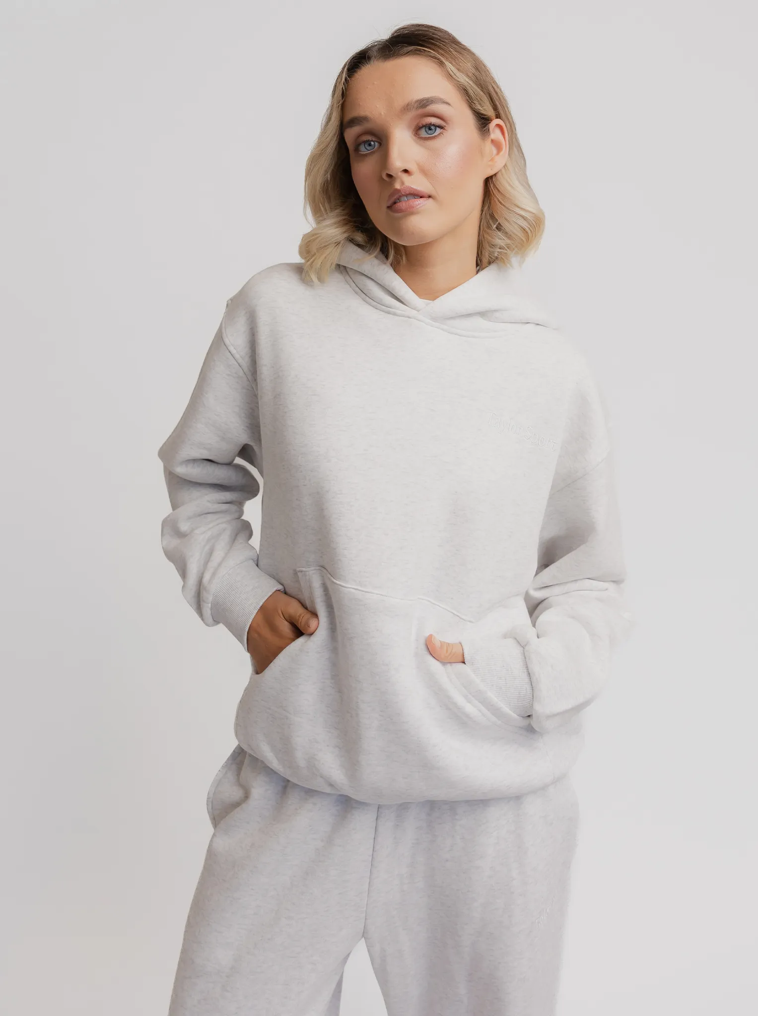 Travel Comfort Budget Friendly Heritage Hoodie In Snow Marle