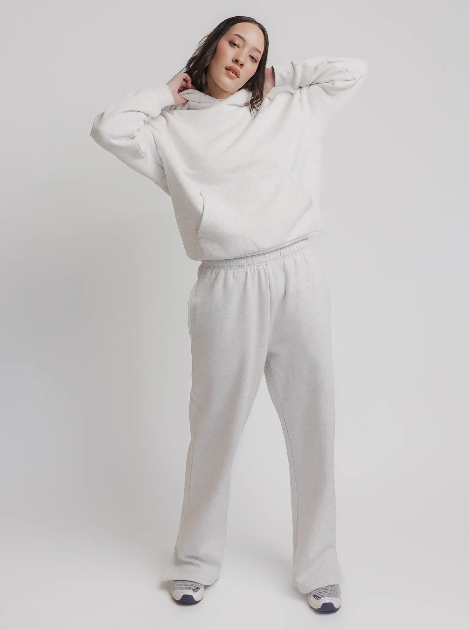 Heritage Hoodie In Snow Marle College Wear autumn getaway