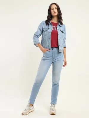 Women's 80s Mom Blue Loose Fit High Rise Jeans Casual Daywear True Comfort