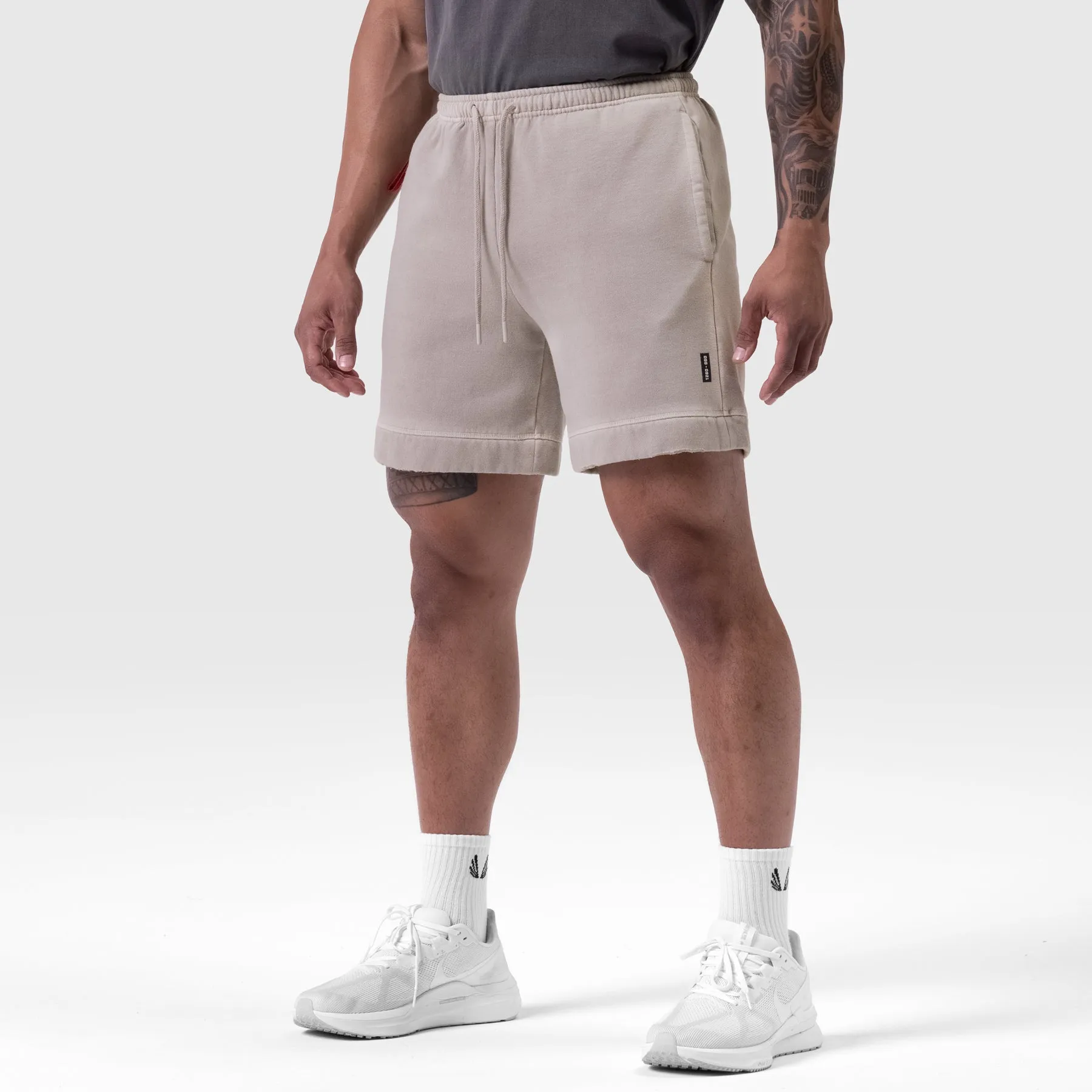 Abrasion Resistant Hem 0921. Tech Essential? Sweat Short - Faded Chai