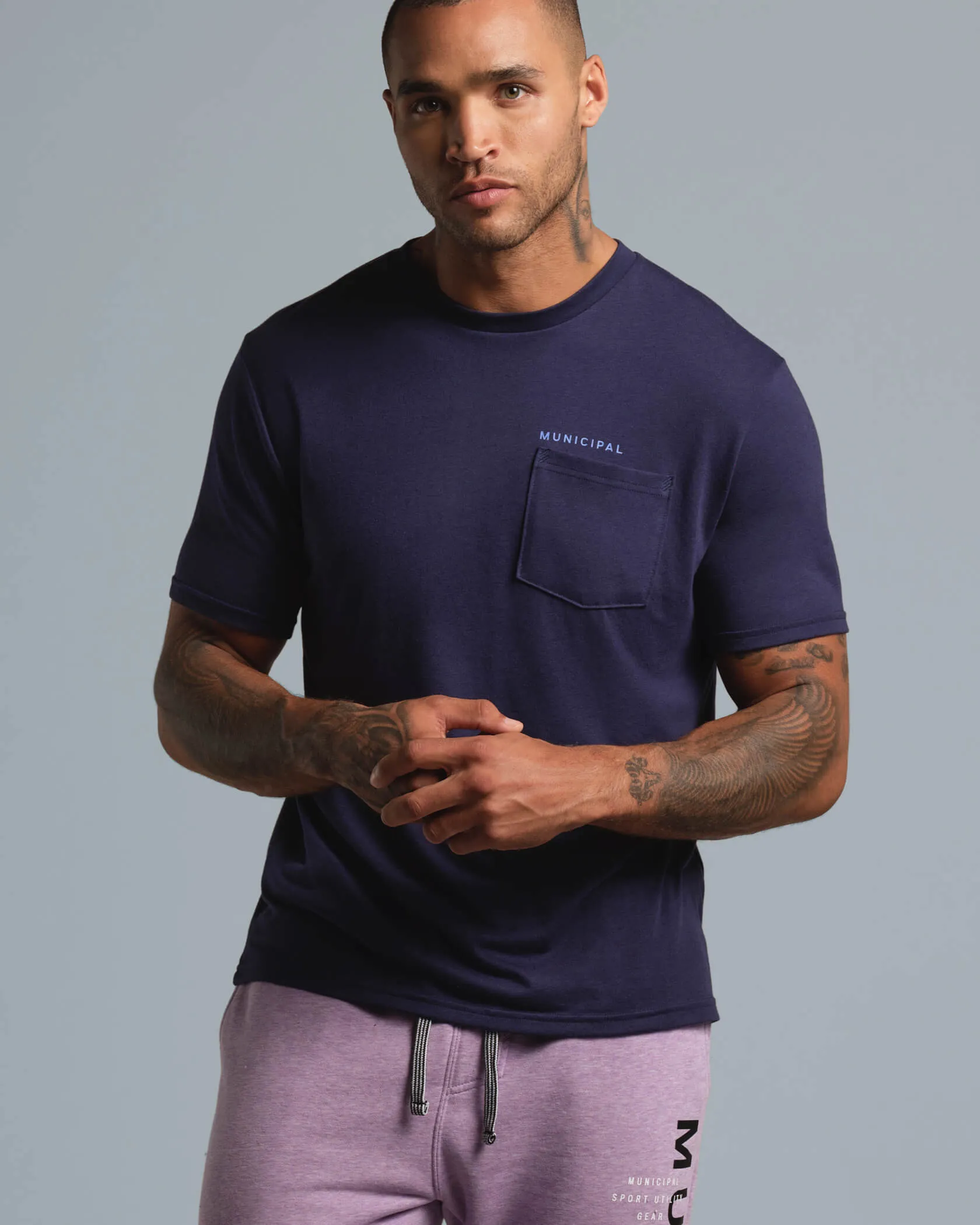 Wordmark SuperBlend Pocket T-Shirt WaterRepellent Coating