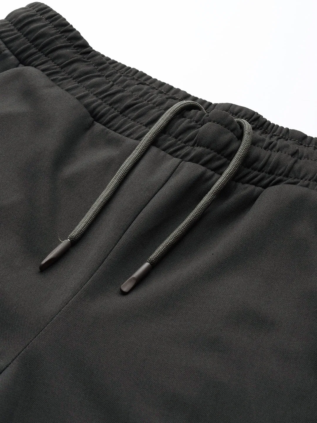 Alcis Men Charcoal Grey Slim-Fit Training Track Pants Soft Interior RuggedDurability