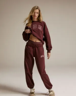 Four Way Stretch Water Repellent ADA Sweatpants - Burgundy