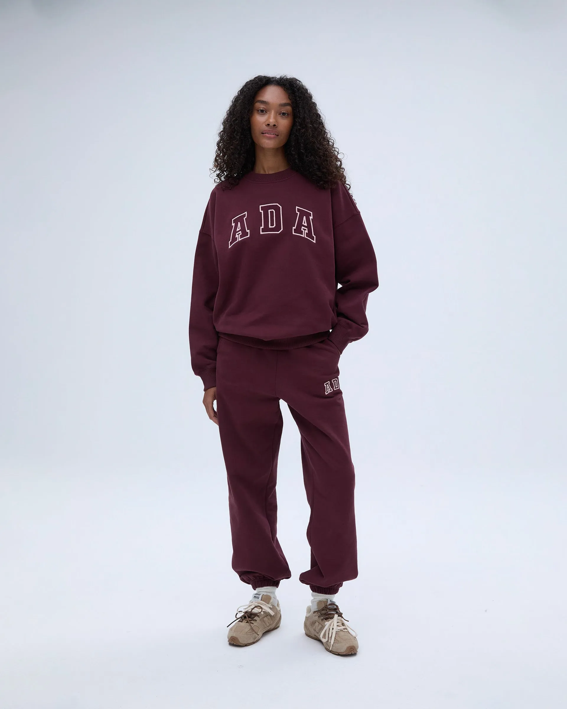 ADA Sweatpants - Burgundy AntiPillingFabric Core Essential