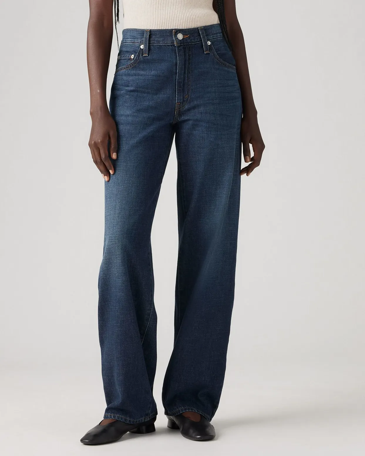 Basic Comfort Levi's? Womens Baggy Dad Loose Fit Linen  Denim Jeans - Do You Mind