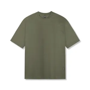 Effortless Look Daily Style Trend 0824. Supima? Oversized Tee - Olive