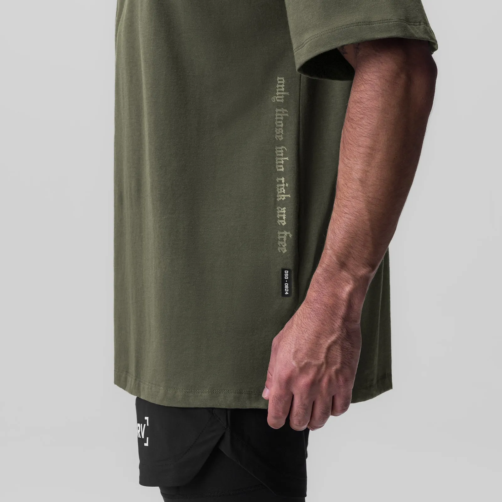 Outdoor Sports 0824. Supima? Oversized Tee - Olive