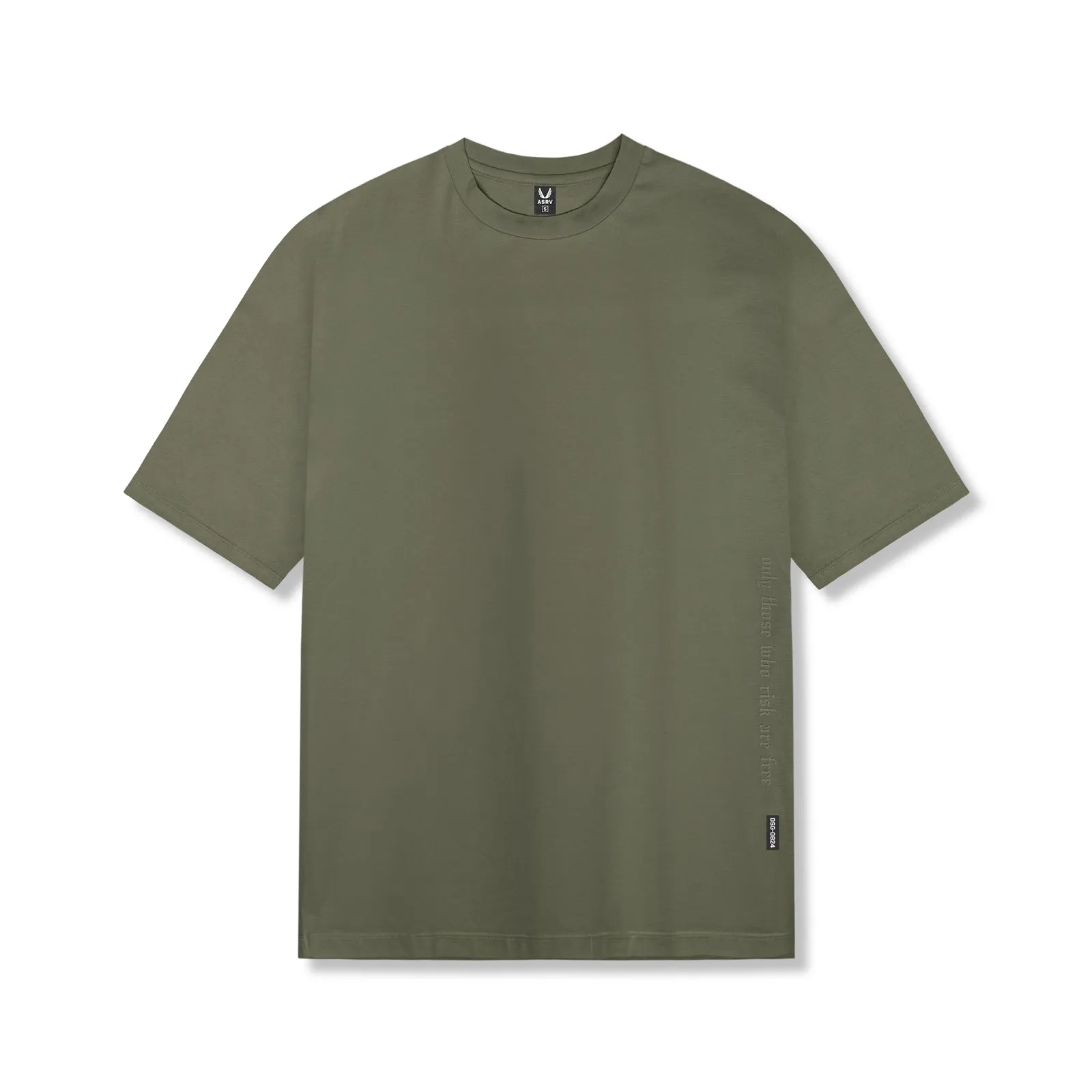 0824. Supima? Oversized Tee - Olive Fresh Outfit Style WrinkleFreeFabric