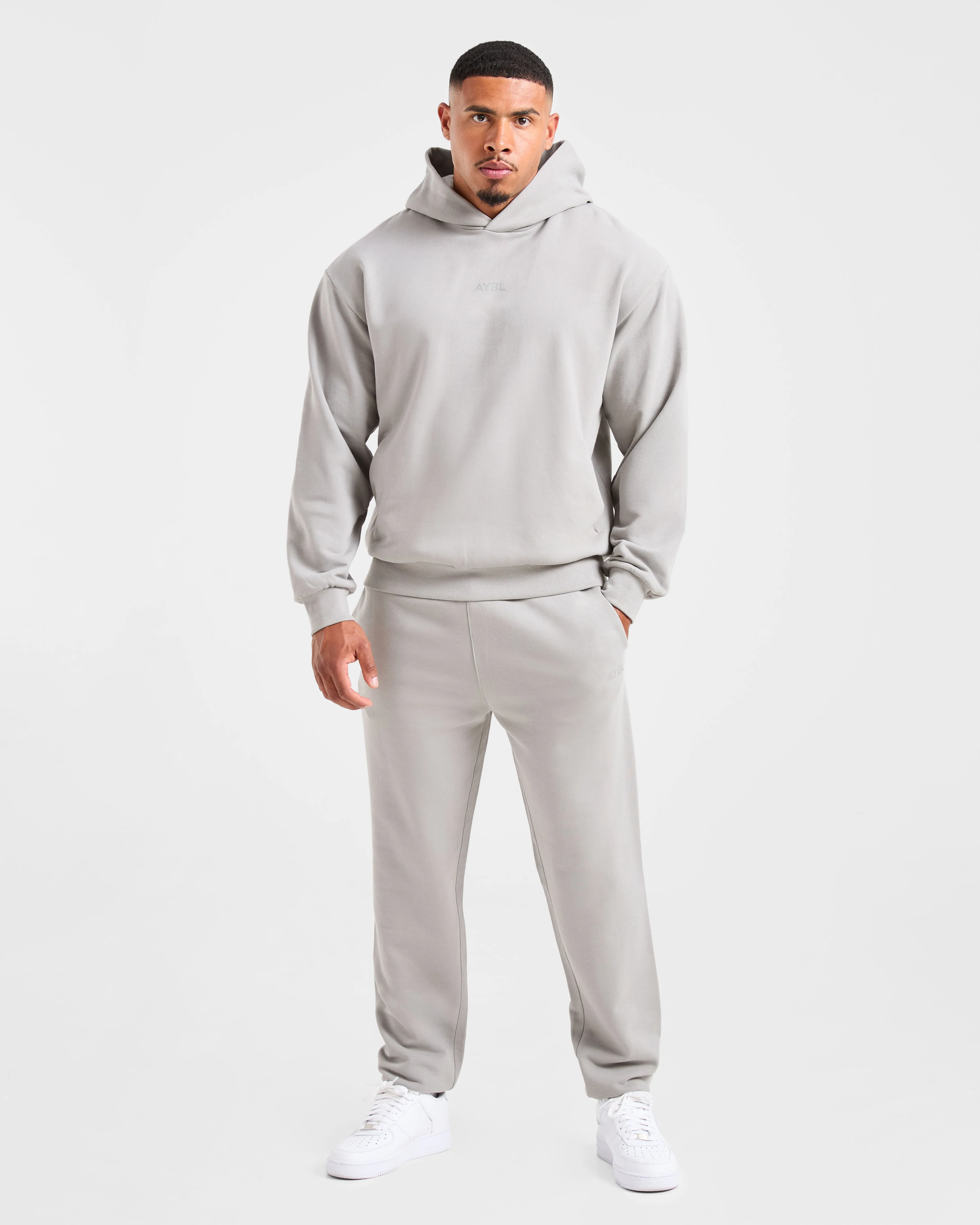 Craft Oversized Hoodie - Misty Leisure Wear Smooth Zipper Glide