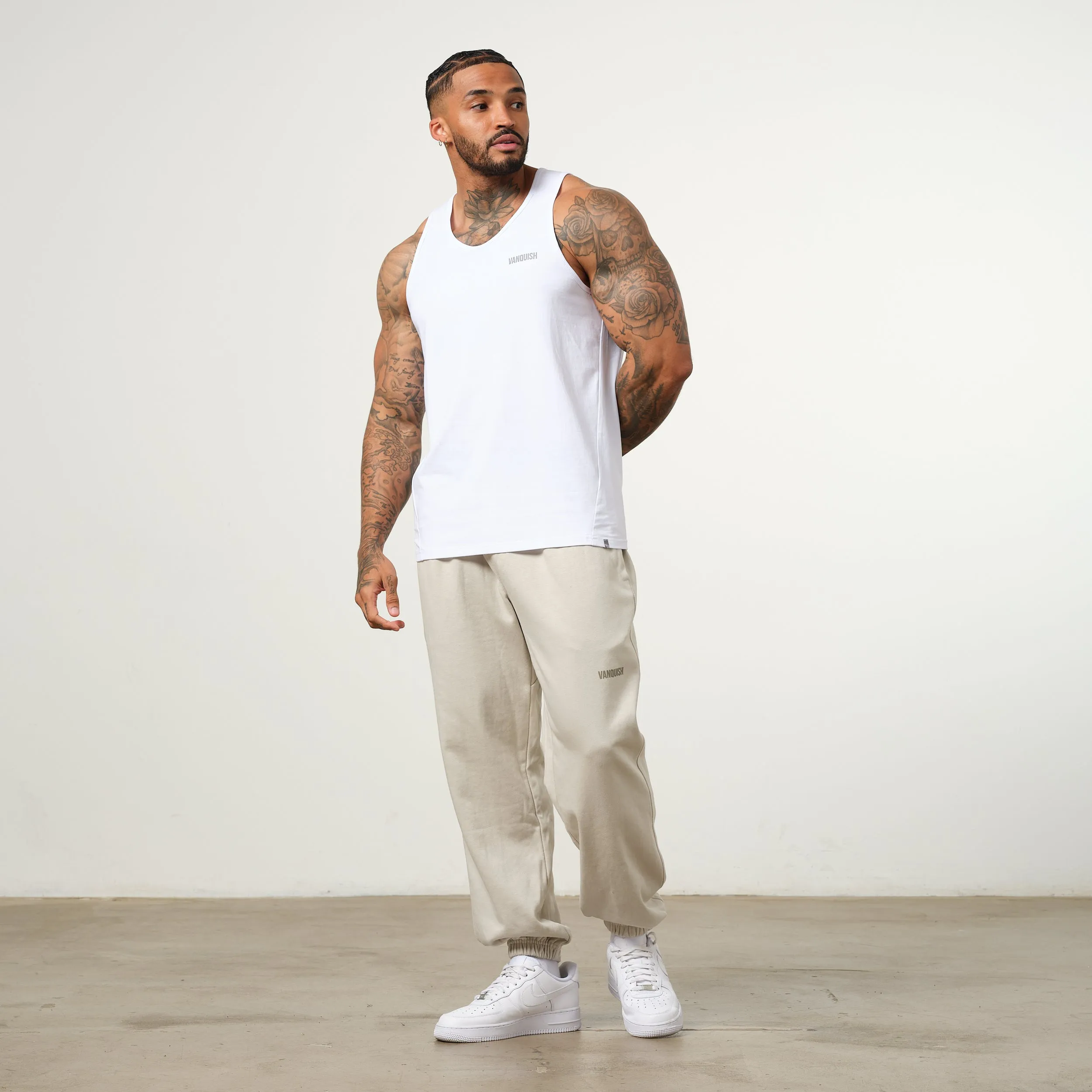 Vanquish Essential Stone Oversized Sweatpants Organic Cotton