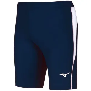 Leather shorts Mizuno Core Mens Short Running Tights - Blue
