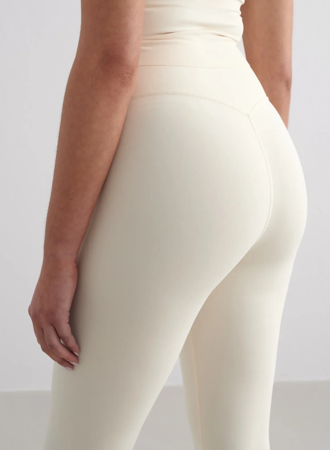 Almond White Sense Tights Quick Dry Casual Wearer Double Layer Maternity Wear