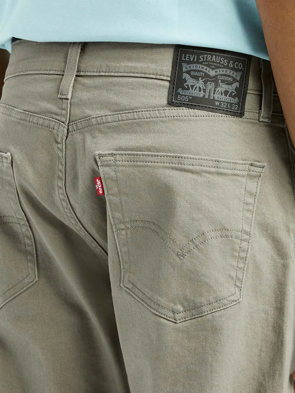 Men's 505 Grey Overdyed Straight Fit Mid Rise Jeans Perfect for All Affordable Fashion Lover