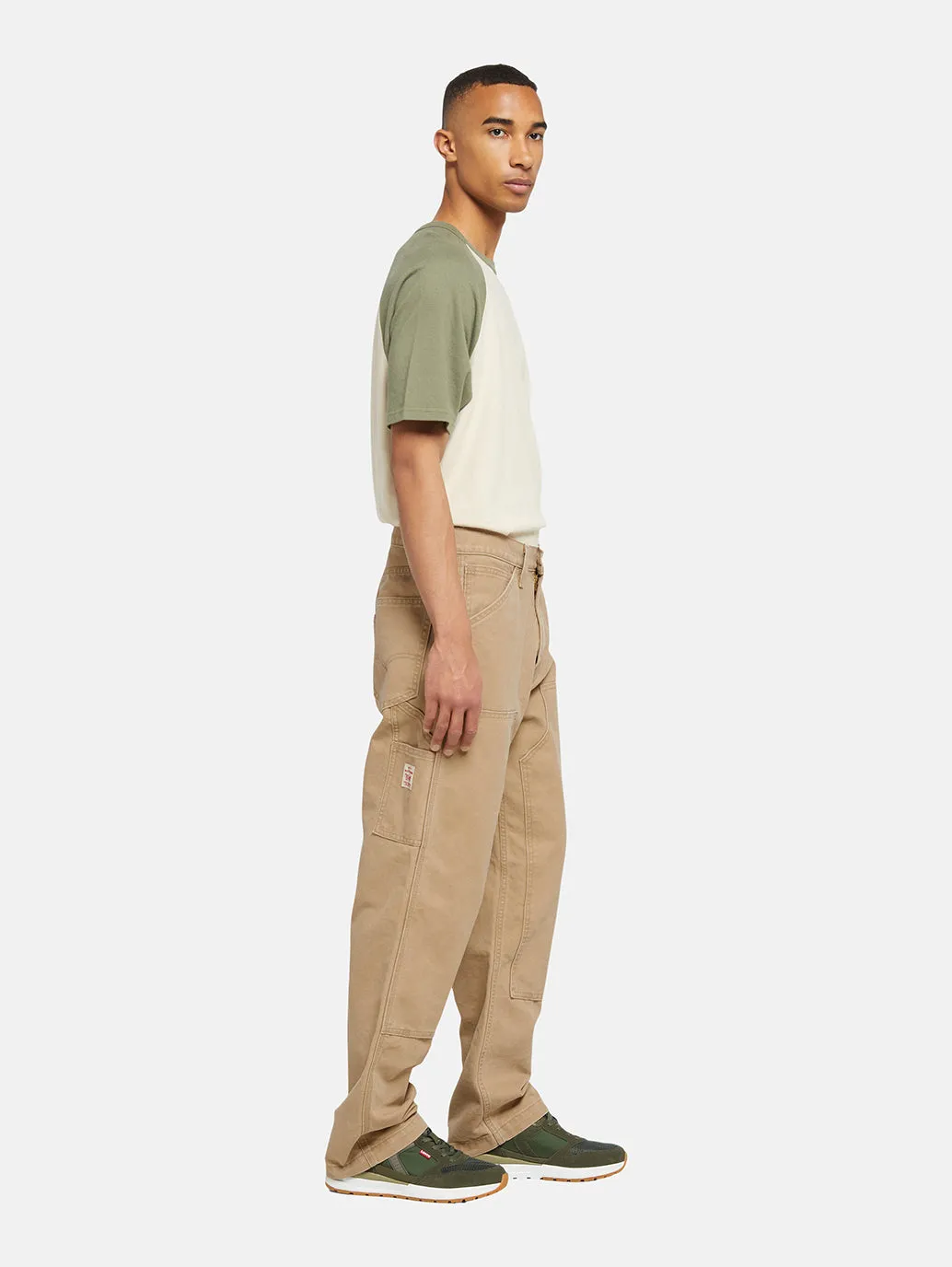 Men's 568 Brown Loose Fit Mid Rise Jeans Unisex Wear Classic Professional Wear