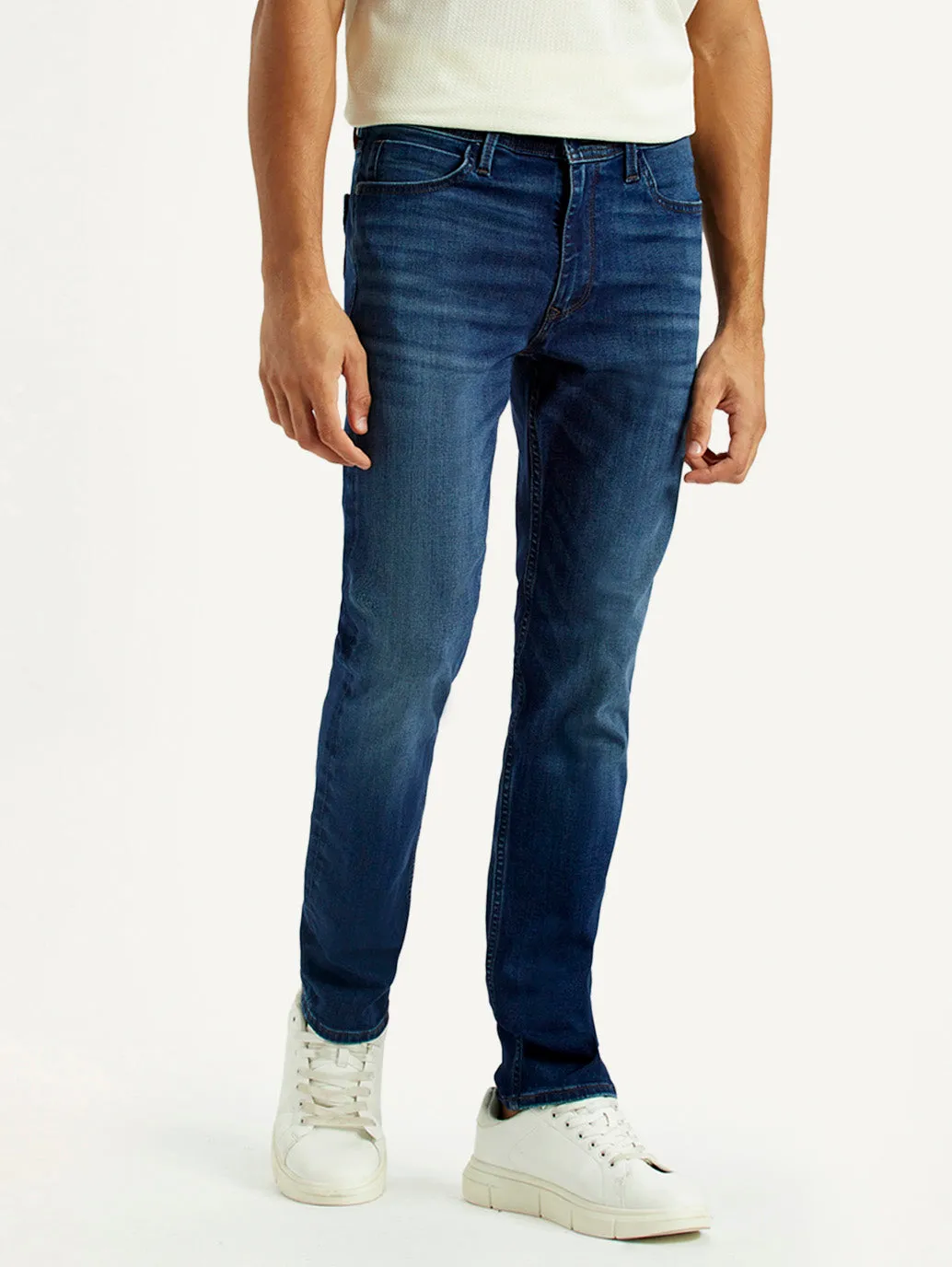Must Have Wear Office Wear Couple Look Work Ready Men's Redloop 511 Indigo Slim Fit Mid Rise Jeans