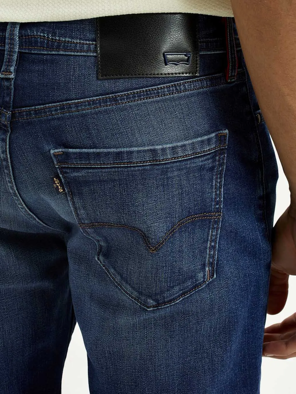 Men's Redloop 511 Indigo Slim Fit Mid Rise Jeans Breathable Feel