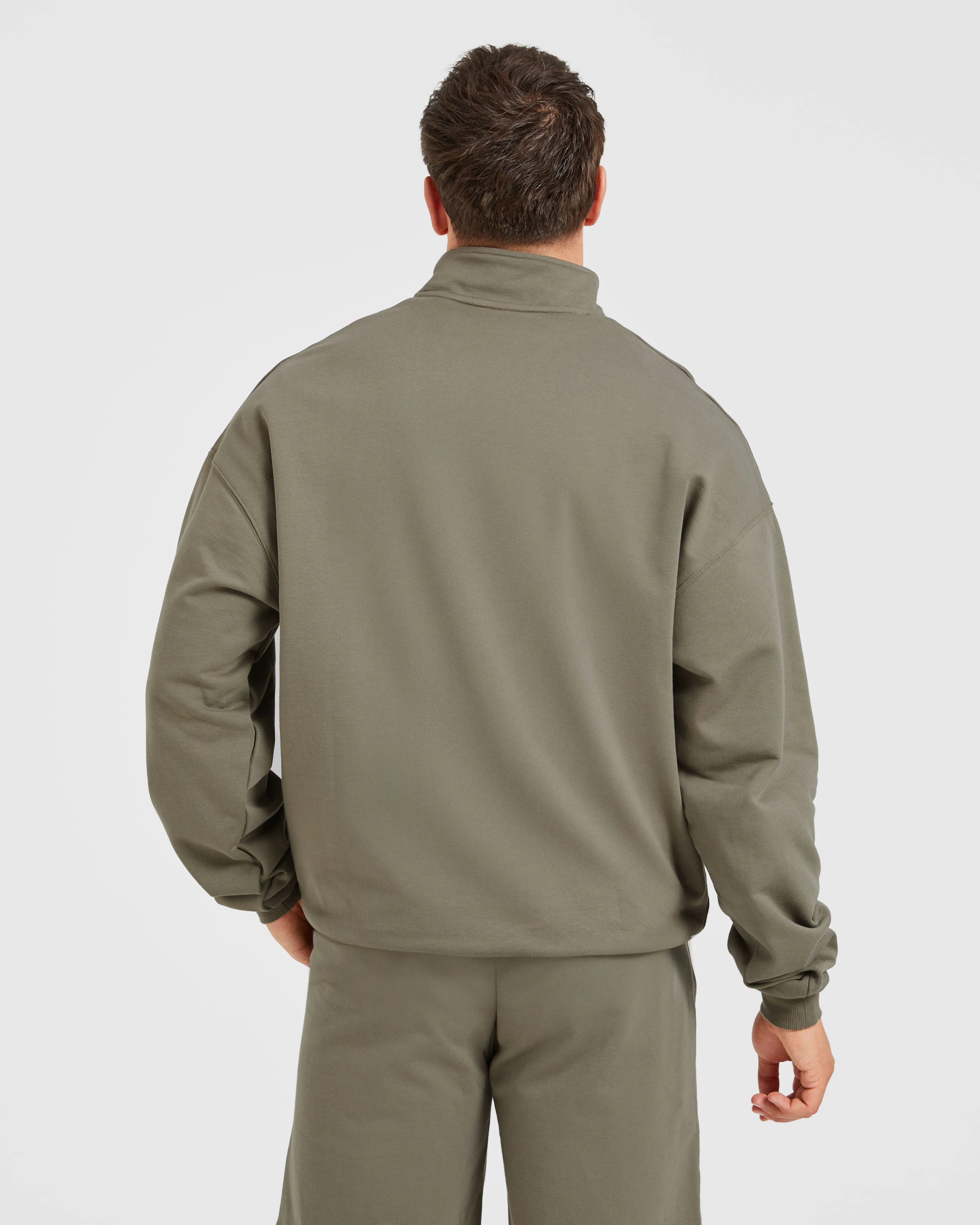 Everyday apparel Rebound 1/4 Zip Pullover - Dusky Olive