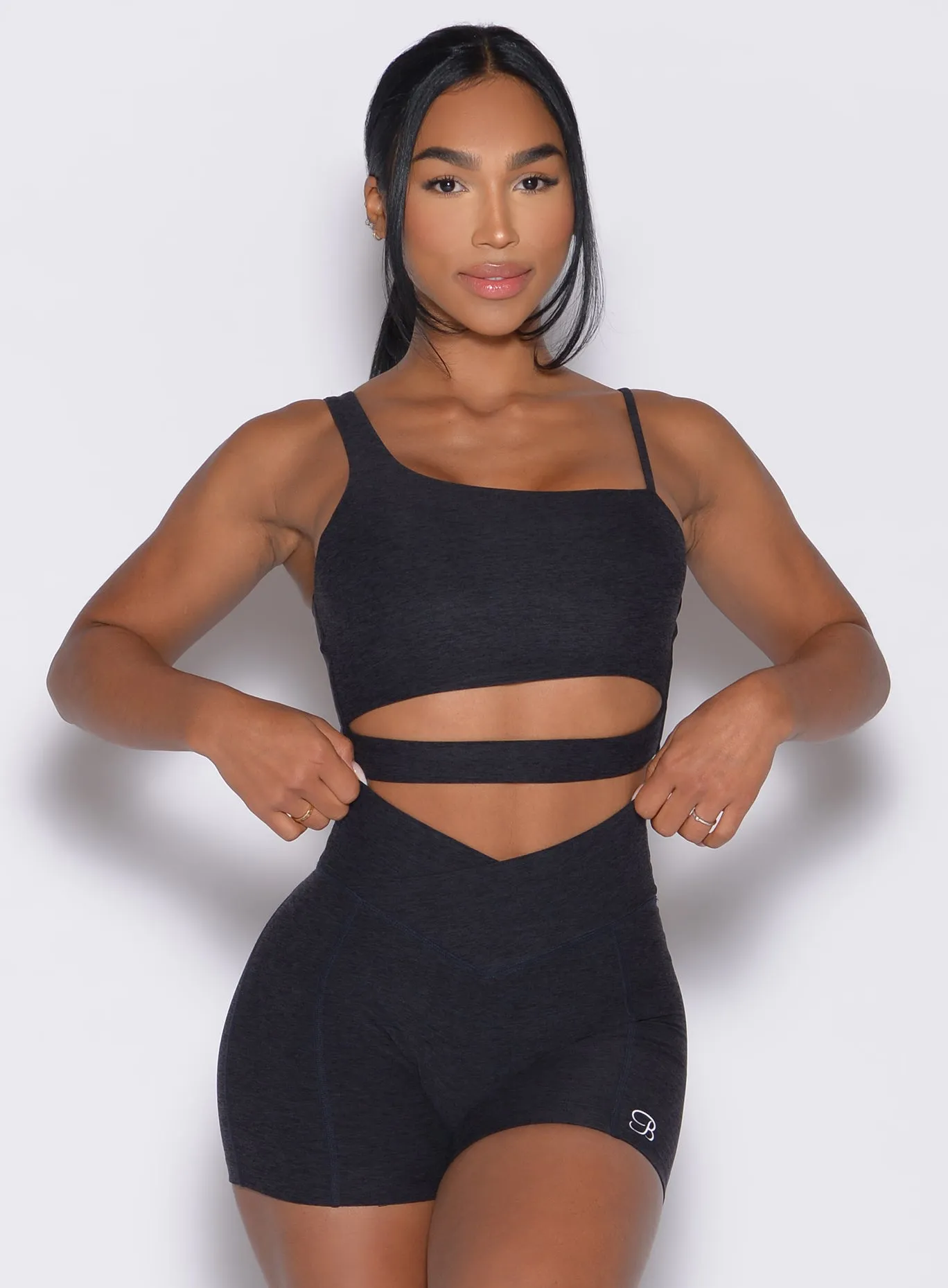 Flexible Design Asymmetrical Slit Bra