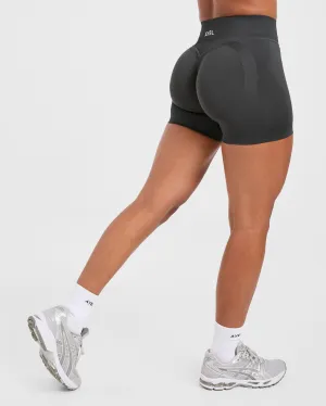 Soft Elastic Adapt Seamless Shorts - Dark Charcoal Performance - Driven