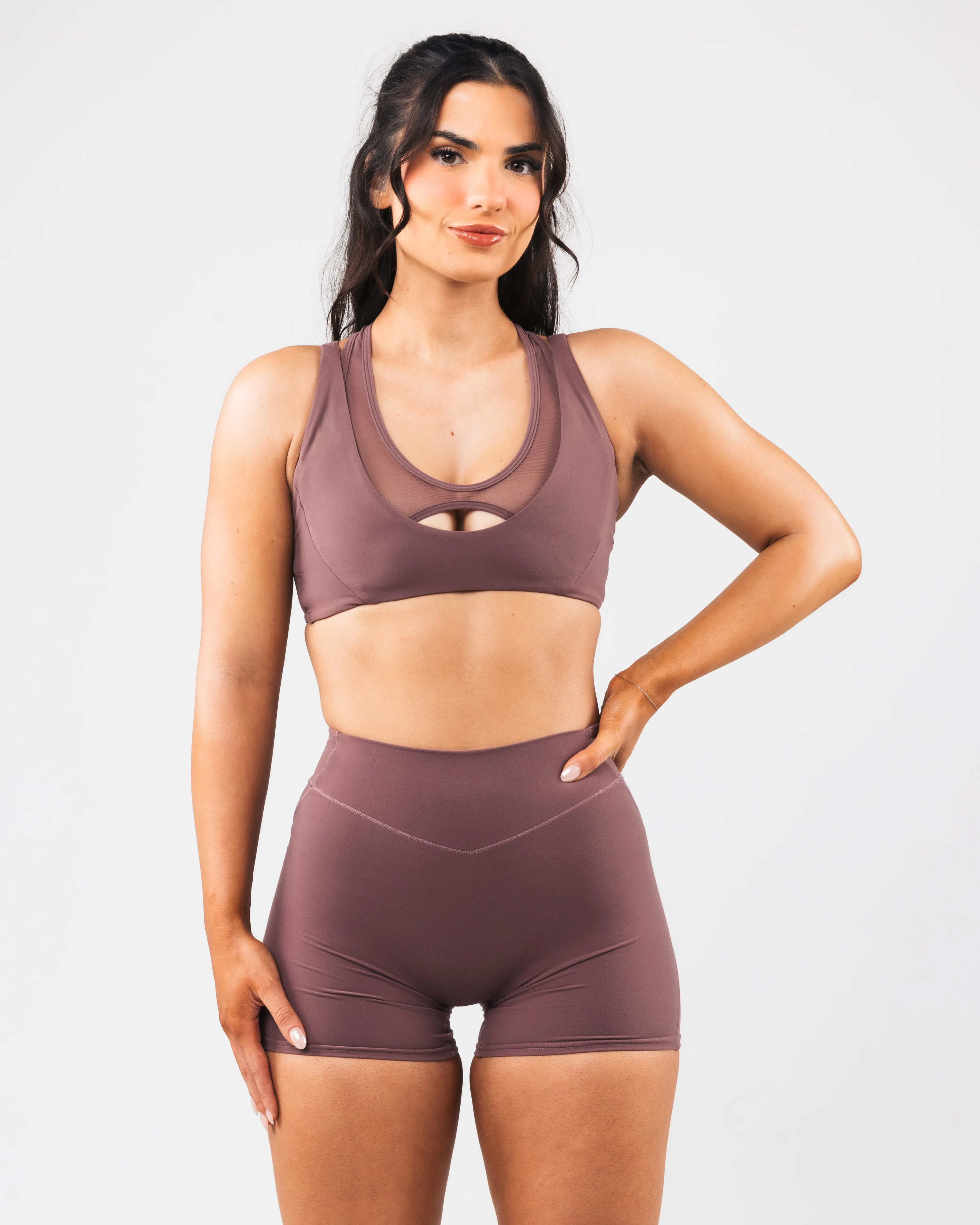 Supportive Back Mia Mesh Bra - Sugar
