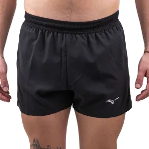 Mizuno Tech Light 3.5 Inch Mens Running Shorts - Black Versatile Shorts