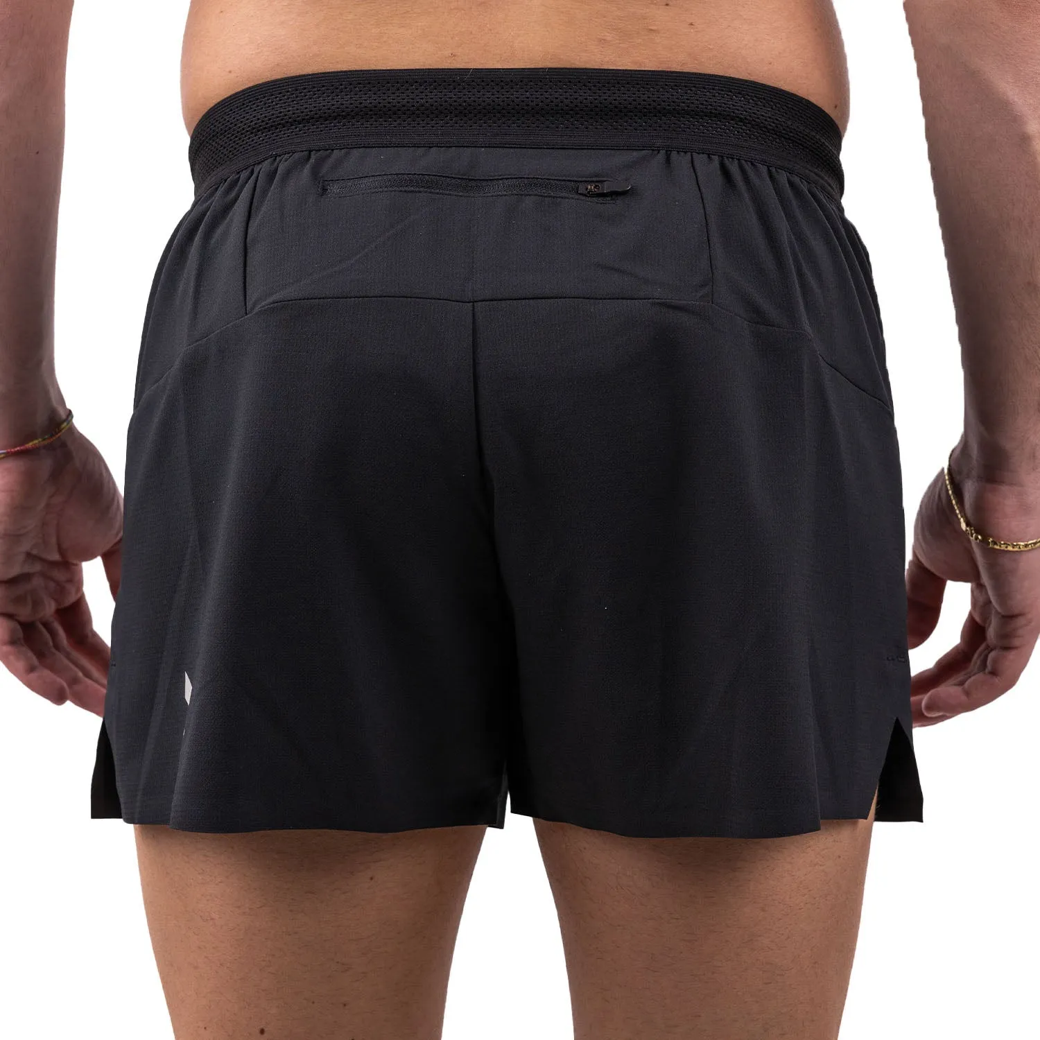 FoldableDesign Mizuno Tech Light 3.5 Inch Mens Running Shorts - Black