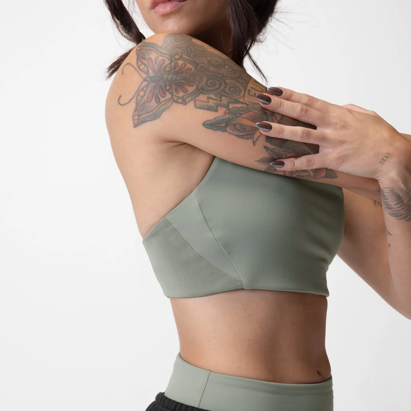 ventilation channels Lightweight Support ASRV x Equinox Lycra? Hybrid Sports Bra - Sage
