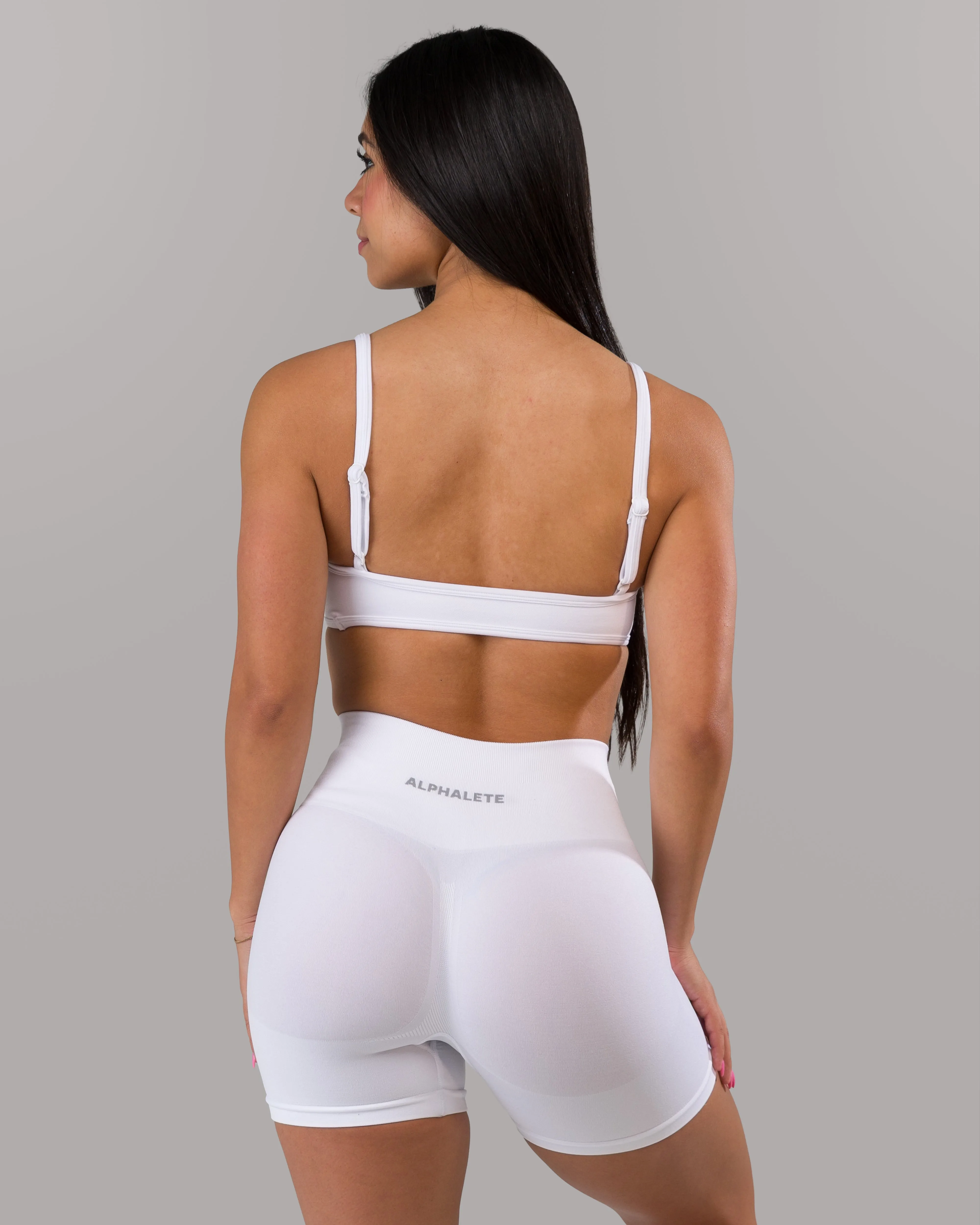 Sandy Bra - White Accessorized Durable Fit