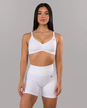 Sandy Bra - White Neutral Black fitness clothes