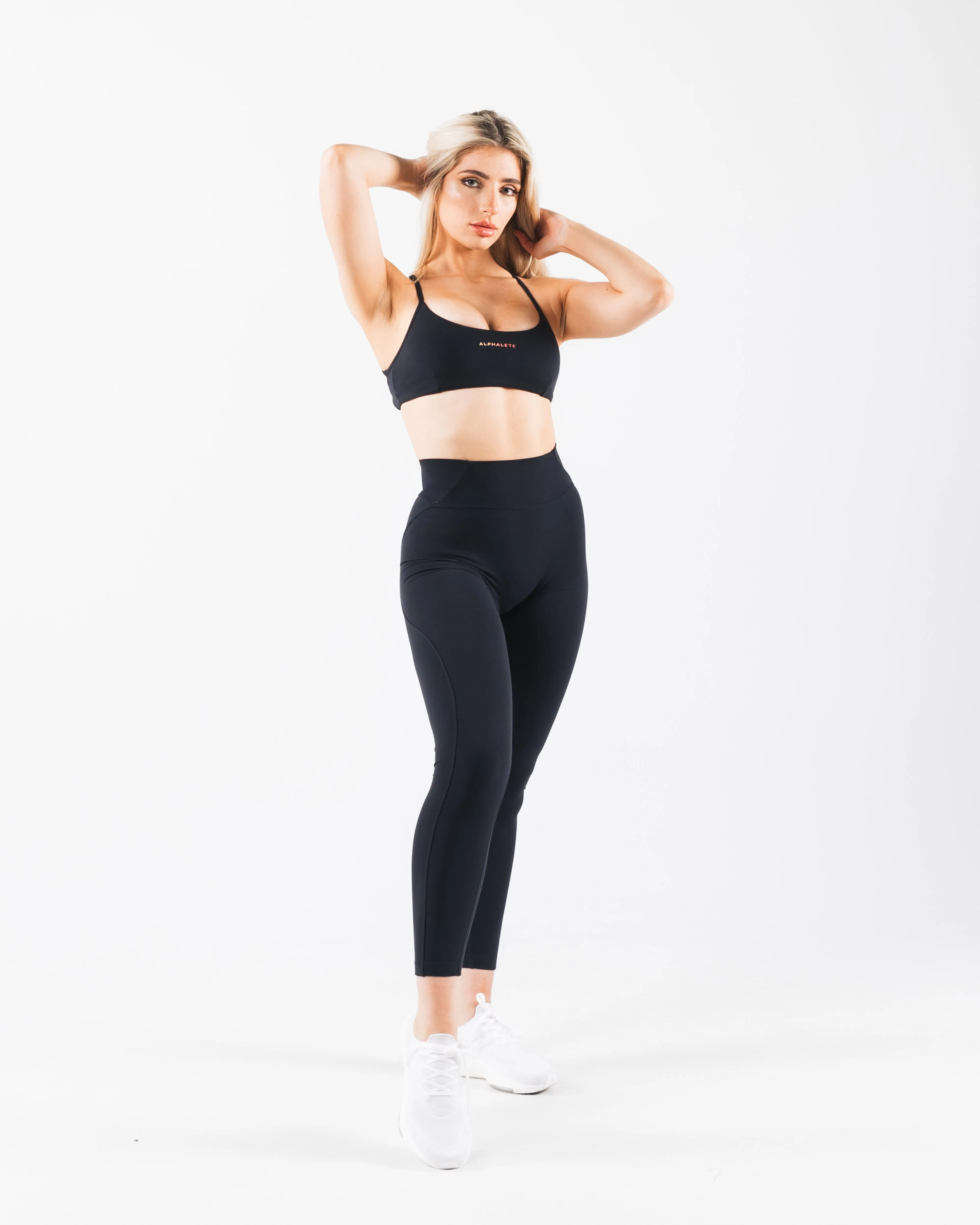 Aura 3 Strap Bra - Blackfire Green fitness wear