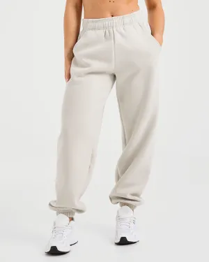 Classic Plush Oversized Joggers - Sand Mastery Breathable Closure Non Irritating Seams