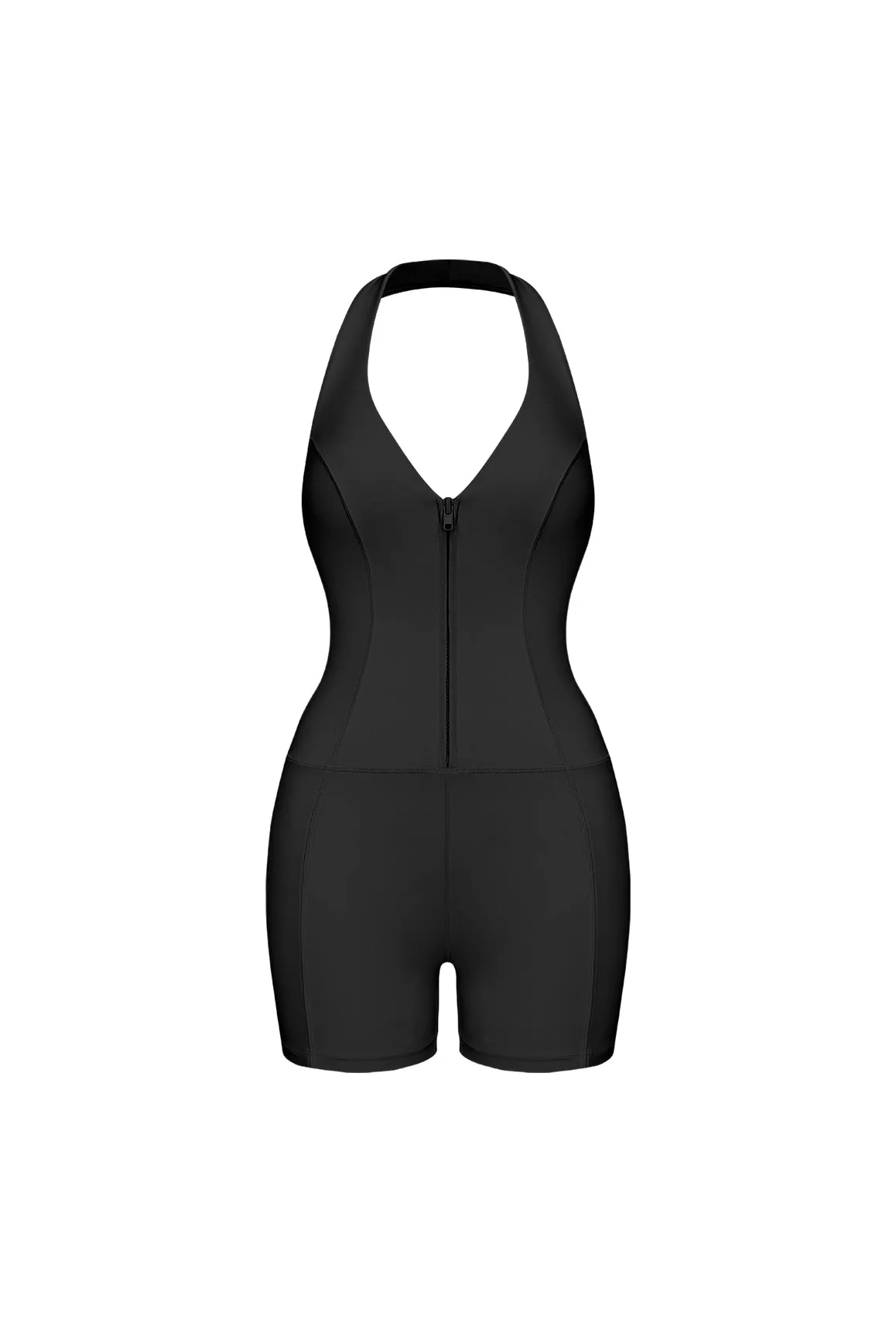Shopping Essential Riviera Hourglass Zip Front Romper
