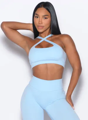 Solid sports outfit tall size Two Way Bra